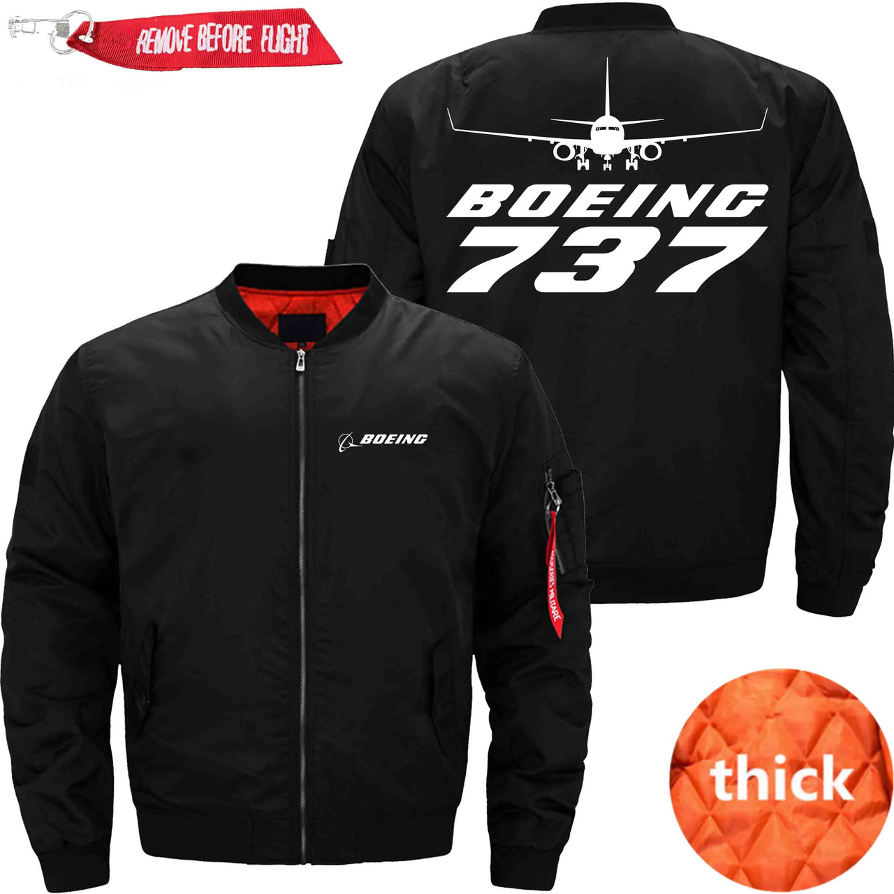 Boeing 737 Ma-1 Bomber Jacket Flight Jacket Aviator Jacket THE AV8R