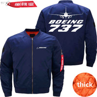 Thumbnail for Boeing 737 Ma-1 Bomber Jacket Flight Jacket Aviator Jacket THE AV8R