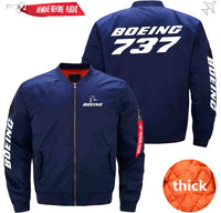 Thumbnail for Boeing 737 Ma-1 Bomber Jacket Flight Jacket Aviator Jacket THE AV8R