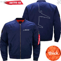 Thumbnail for Boeing 737 Ma-1 Bomber Jacket Flight Jacket Aviator Jacket THE AV8R