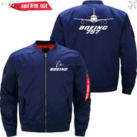 Thumbnail for Boeing 757 Ma-1 Bomber Jacket Flight Jacket Aviator Jacket THE AV8R