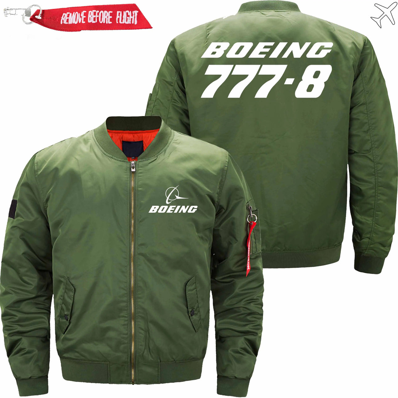 Boeing 777-8 Ma-1 Bomber Jacket Flight Jacket Aviator Jacket THE AV8R