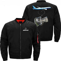 Thumbnail for Boeing 777 GE90 Ma-1 Bomber Jacket Flight Jacket Aviator Jacket THE AV8R