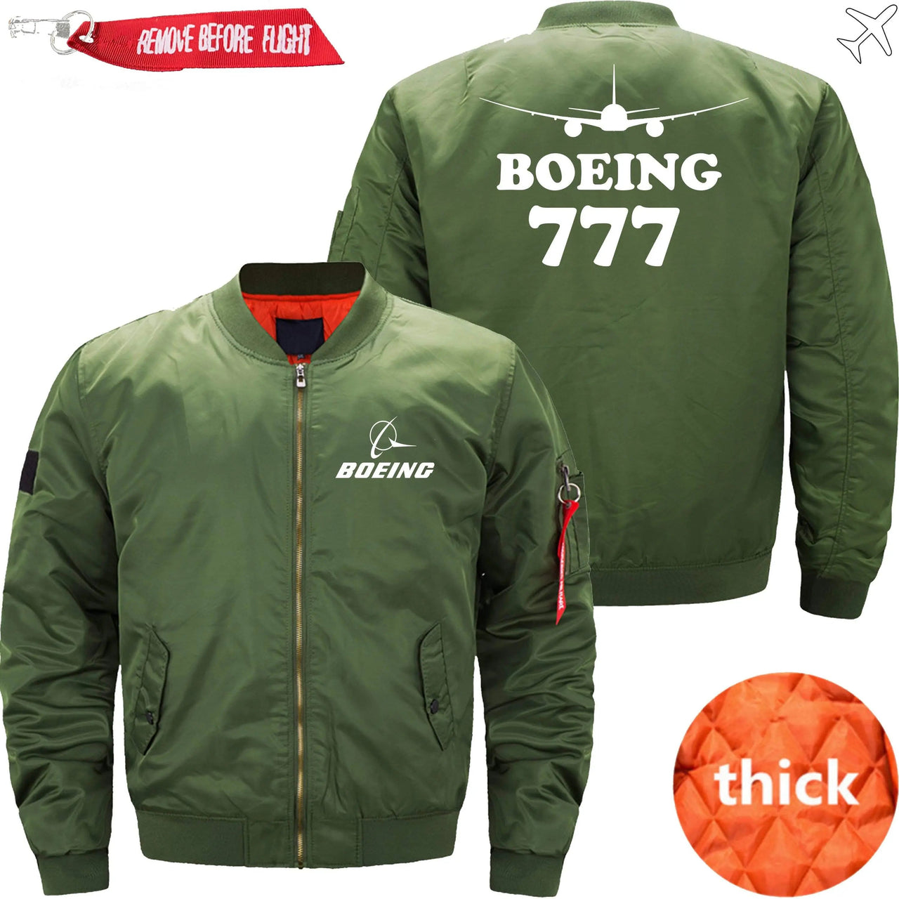 Boeing 777 Ma-1 Bomber Jacket Flight Jacket Aviator Jacket THE AV8R