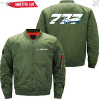 Thumbnail for Boeing 777 Ma-1 Bomber Jacket Flight Jacket Aviator Jacket THE AV8R