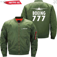 Thumbnail for Boeing 777 Ma-1 Bomber Jacket Flight Jacket Aviator Jacket THE AV8R