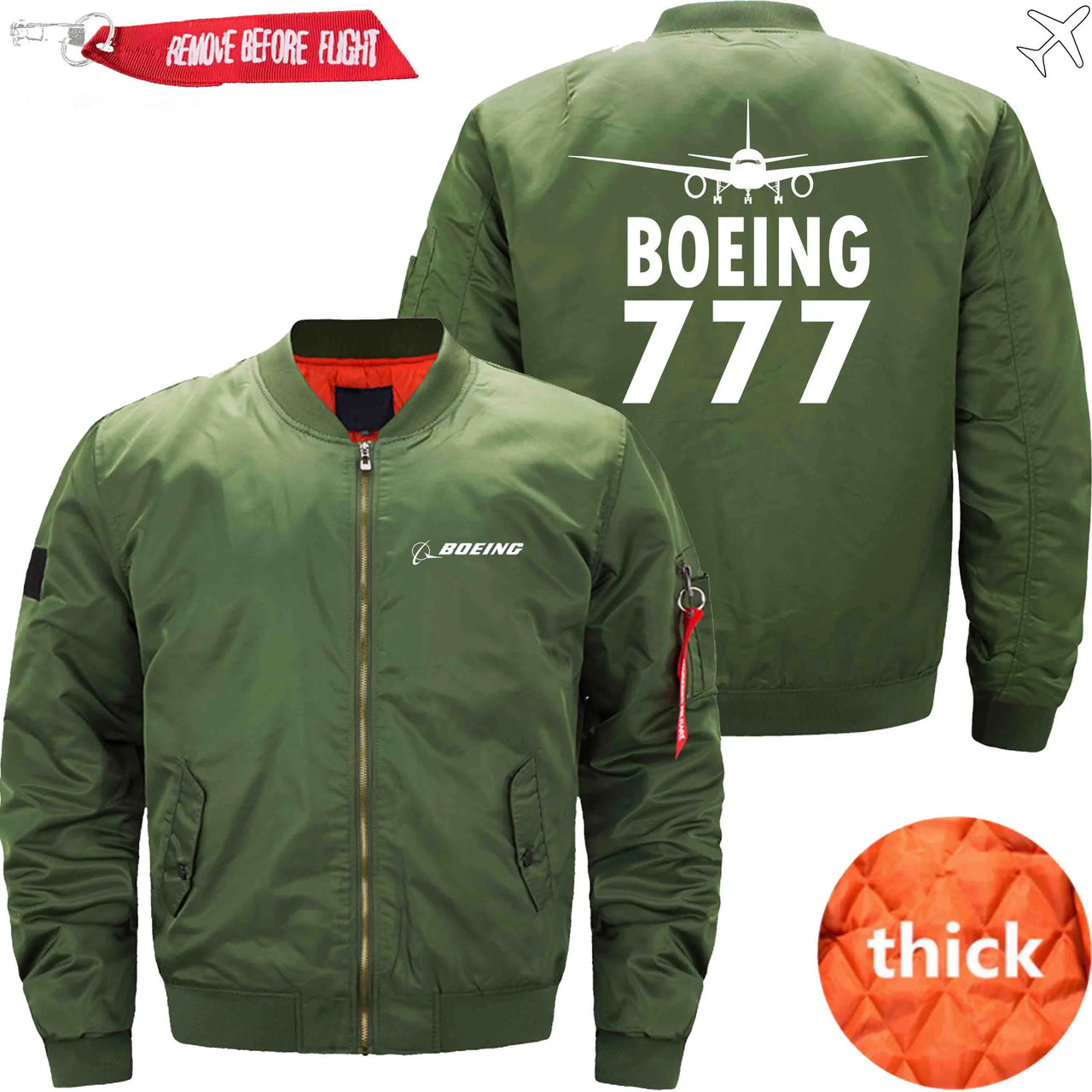 Boeing 777 Ma-1 Bomber Jacket Flight Jacket Aviator Jacket THE AV8R