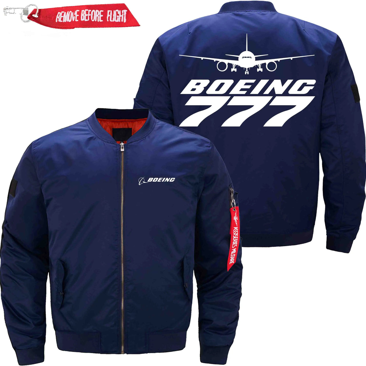 Boeing 777 Ma-1 Bomber Jacket Flight Jacket Aviator Jacket THE AV8R