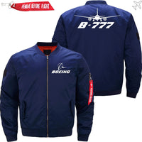 Thumbnail for Boeing 777 Ma-1 Bomber Jacket Flight Jacket Aviator Jacket THE AV8R