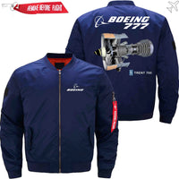 Thumbnail for Boeing 777 TRENT 700 Ma-1 Bomber Jacket Flight Jacket Aviator Jacket THE AV8R