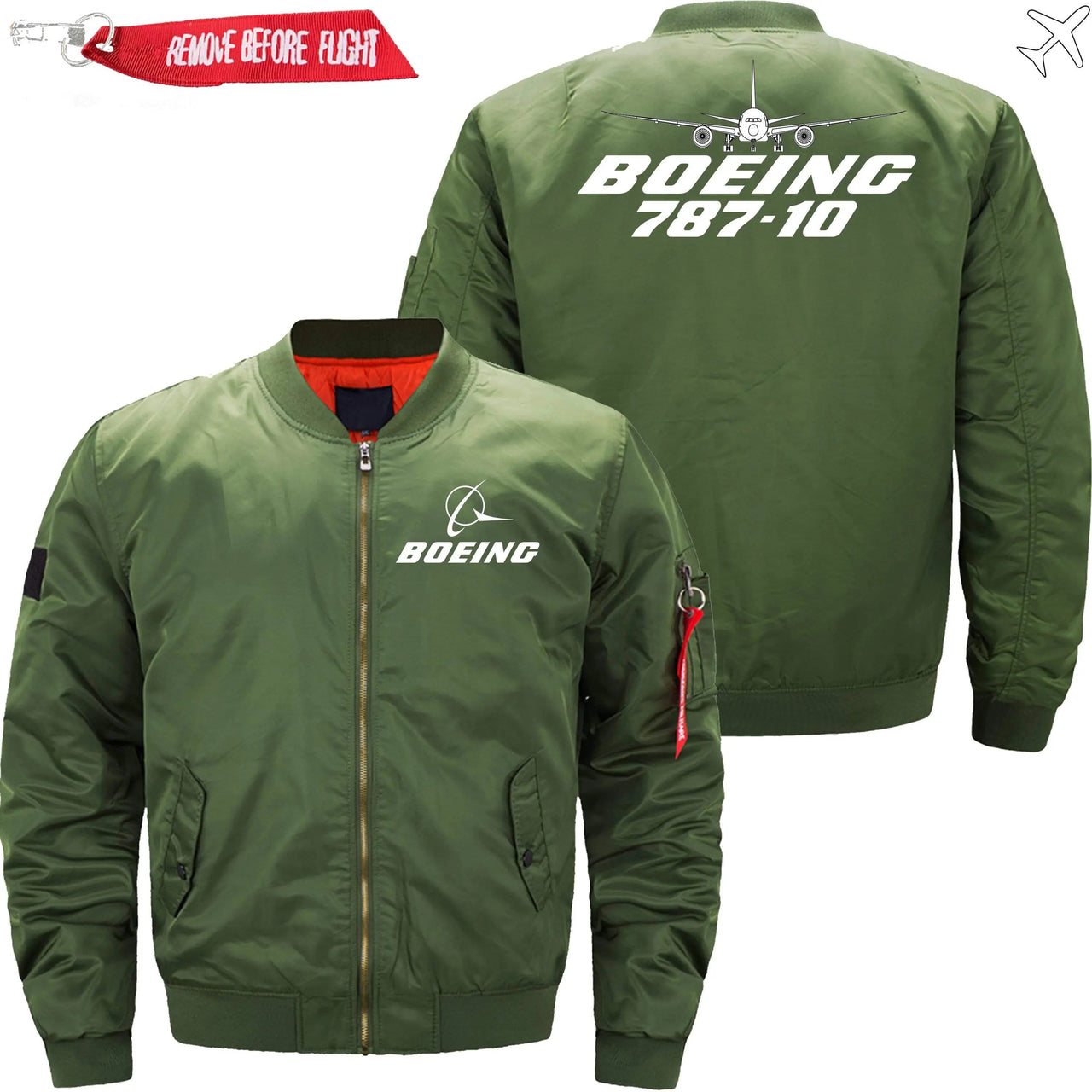 Boeing 787-10 Ma-1 Bomber Jacket Flight Jacket Aviator Jacket THE AV8R