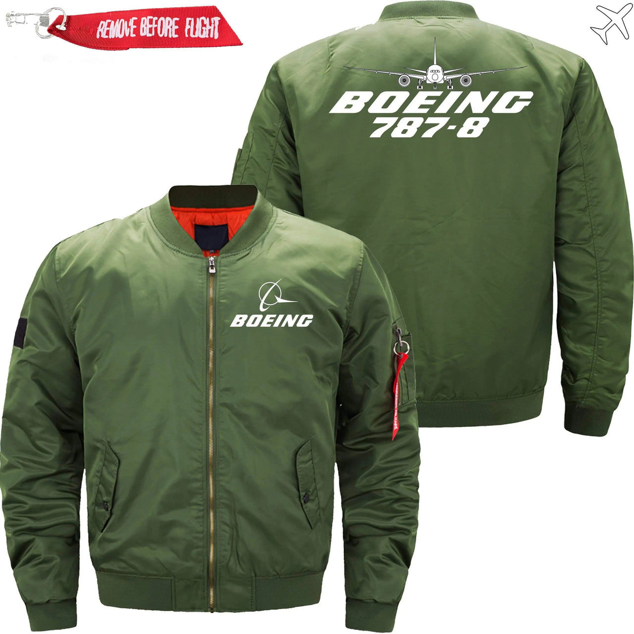 Boeing 787-8 Ma-1 Bomber Jacket Flight Jacket Aviator Jacket THE AV8R