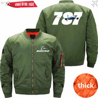 Thumbnail for Boeing 787 Ma-1 Bomber Jacket Flight Jacket Aviator Jacket THE AV8R