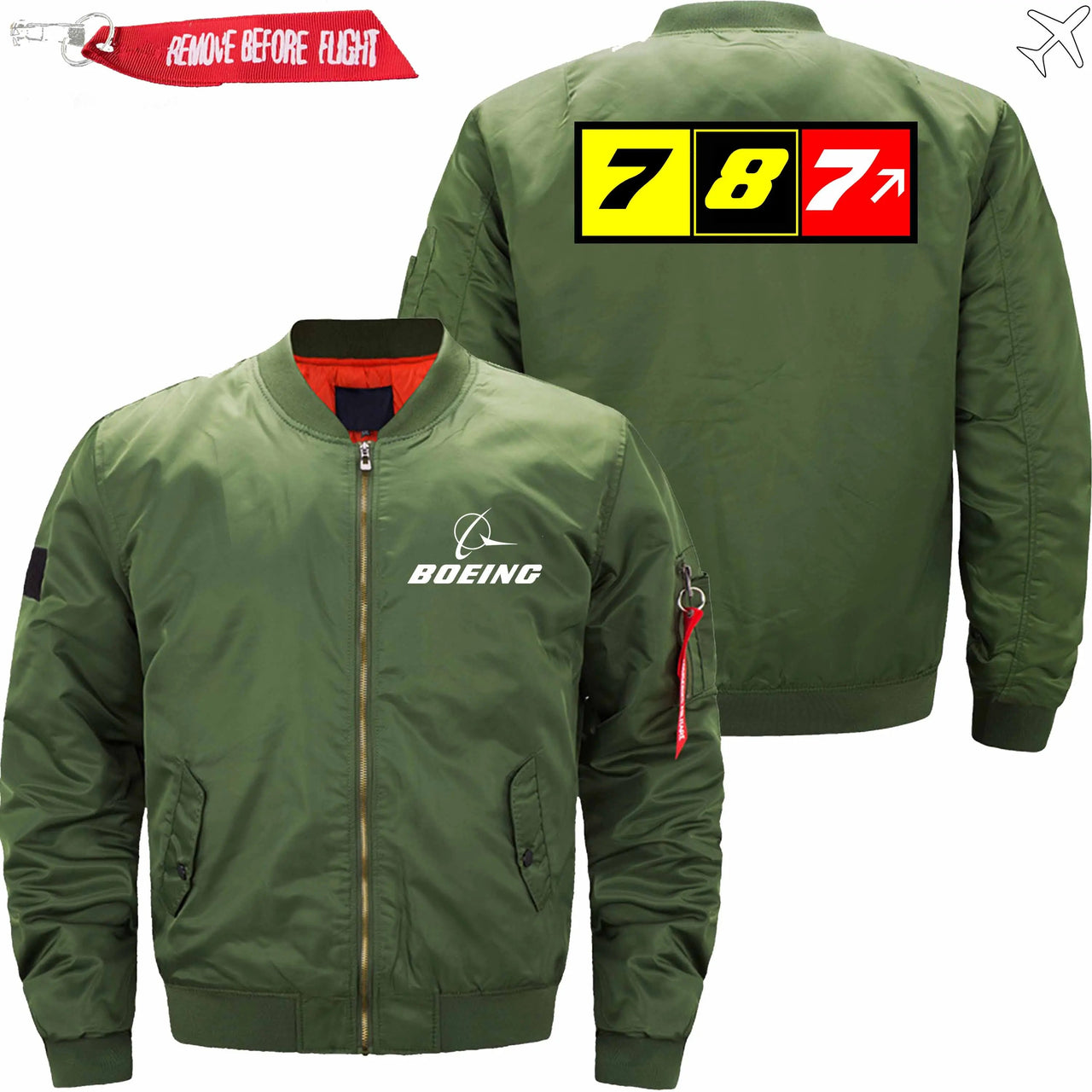 Boeing 787 Ma-1 Bomber Jacket Flight Jacket Aviator Jacket THE AV8R