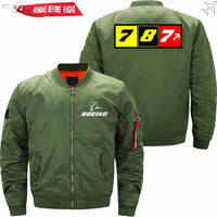 Thumbnail for Boeing 787 Ma-1 Bomber Jacket Flight Jacket Aviator Jacket THE AV8R