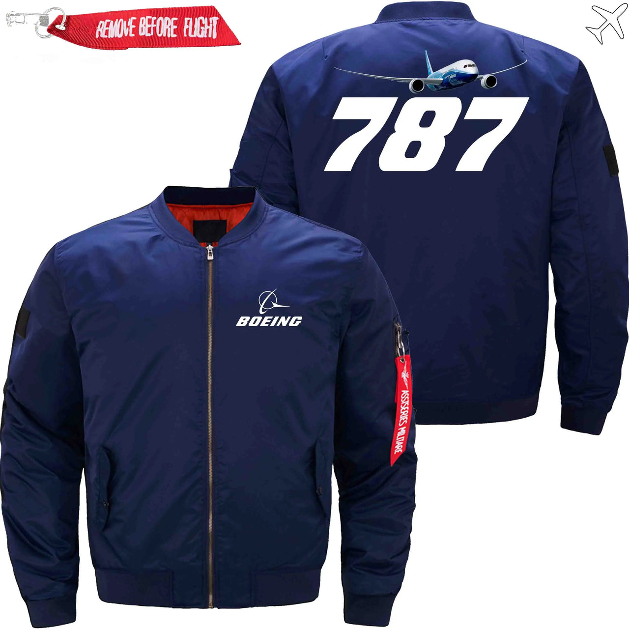 Boeing 787 Ma-1 Bomber Jacket Flight Jacket Aviator Jacket THE AV8R