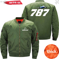 Thumbnail for Boeing 787 Ma-1 Bomber Jacket Flight Jacket Aviator Jacket THE AV8R