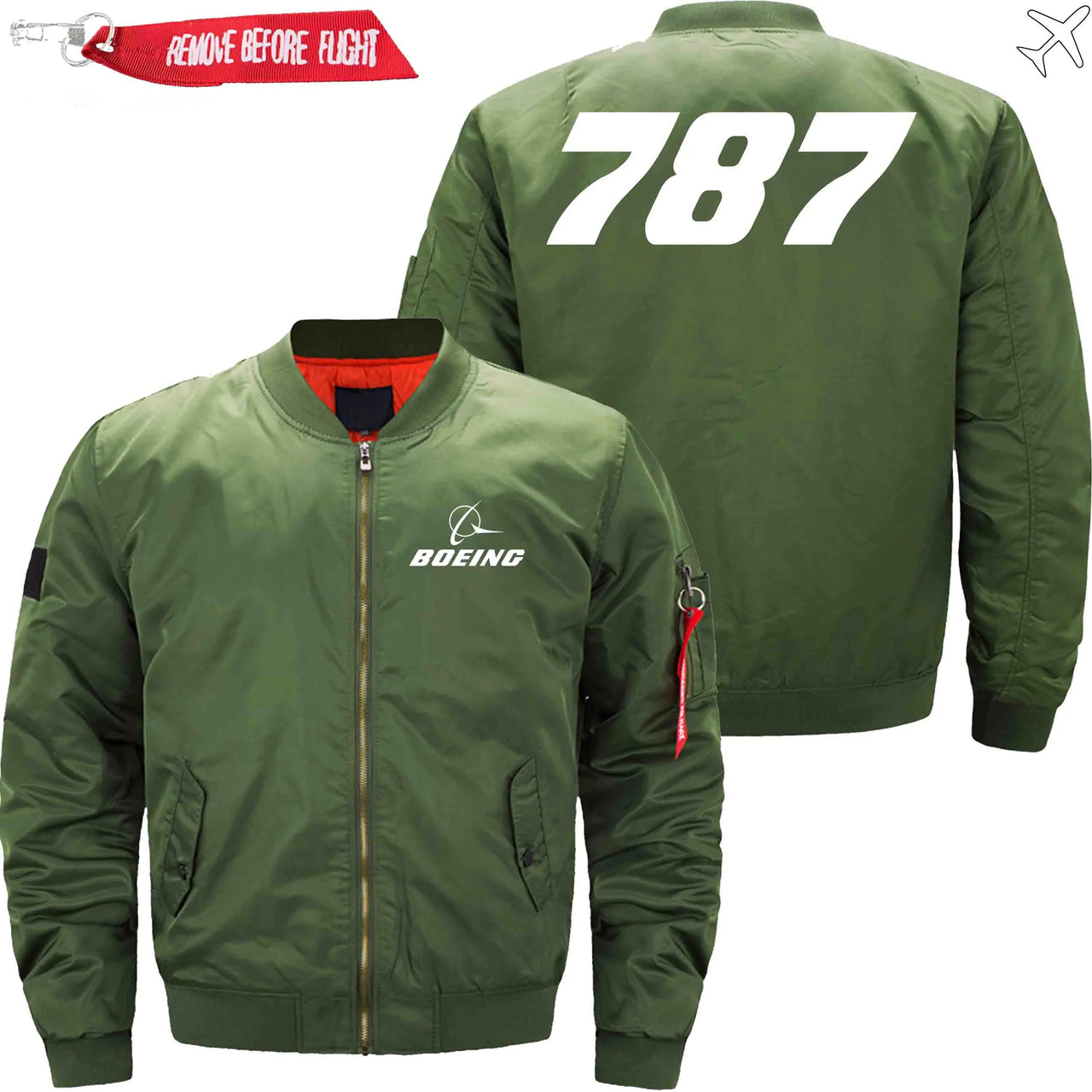 Boeing 787 Ma-1 Bomber Jacket Flight Jacket Aviator Jacket THE AV8R