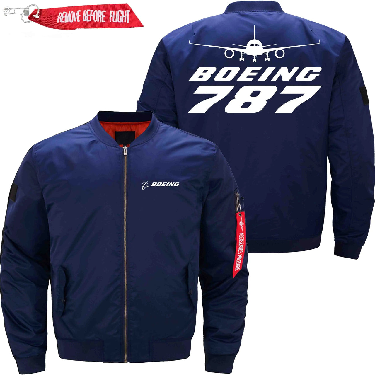 Boeing 787 Ma-1 Bomber Jacket Flight Jacket Aviator Jacket THE AV8R