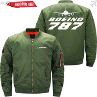 Thumbnail for Boeing 787 Ma-1 Bomber Jacket Flight Jacket Aviator Jacket THE AV8R