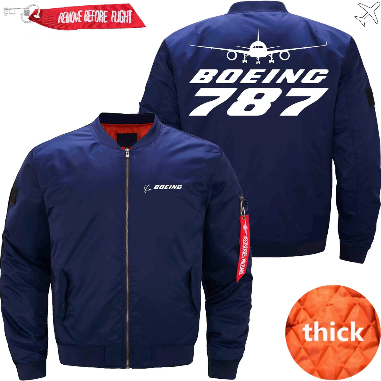 Boeing 787 Ma-1 Bomber Jacket Flight Jacket Aviator Jacket THE AV8R