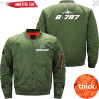 Thumbnail for Boeing 787 Ma-1 Bomber Jacket Flight Jacket Aviator Jacket THE AV8R