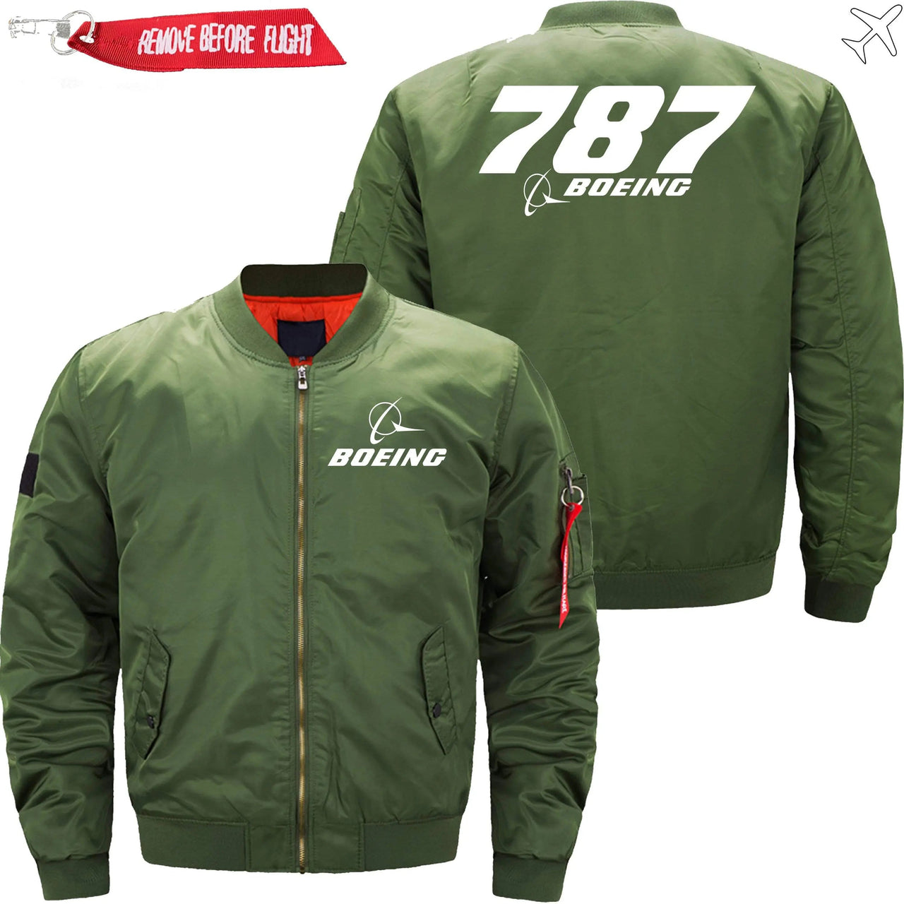 Boeing 787 Ma-1 Bomber Jacket Flight Jacket Aviator Jacket THE AV8R