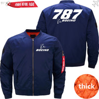 Thumbnail for Boeing 787 Ma-1 Bomber Jacket Flight Jacket Aviator Jacket THE AV8R