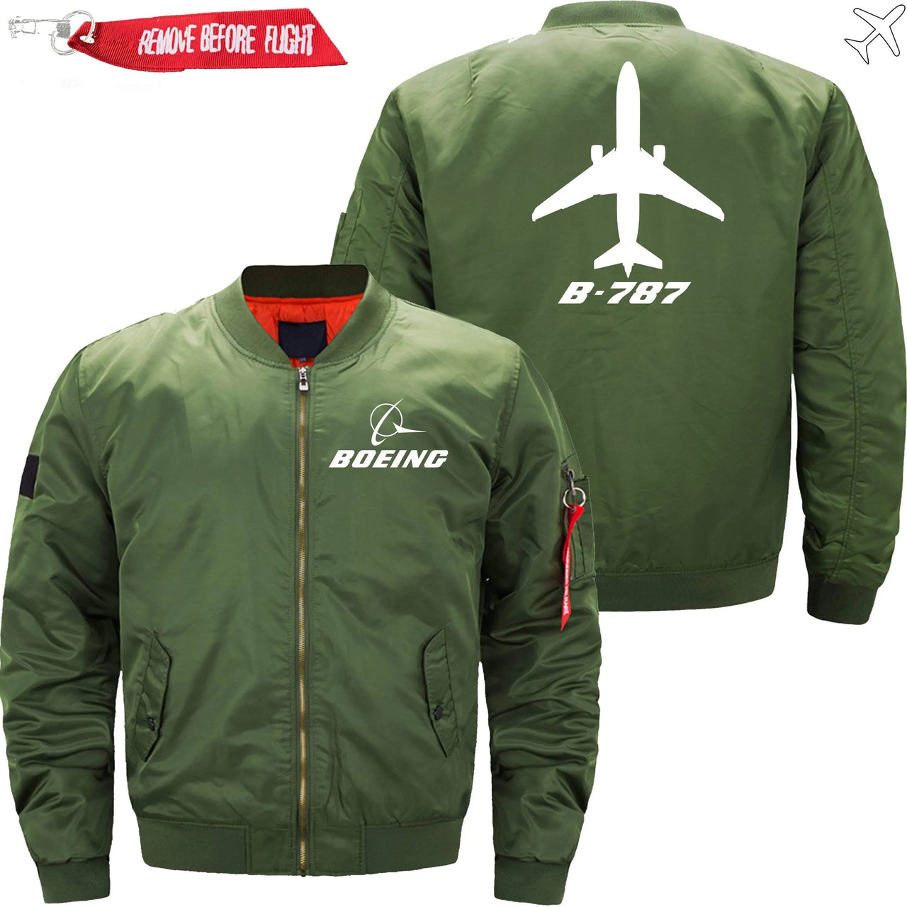 Boeing 787 Ma-1 Bomber Jacket Flight Jacket Aviator Jacket THE AV8R