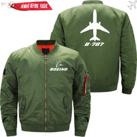 Thumbnail for Boeing 787 Ma-1 Bomber Jacket Flight Jacket Aviator Jacket THE AV8R