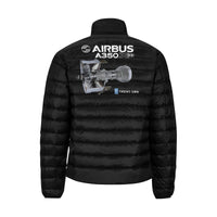 Thumbnail for Airbus A350 Men's Stand Collar Padded Jacket e-joyer