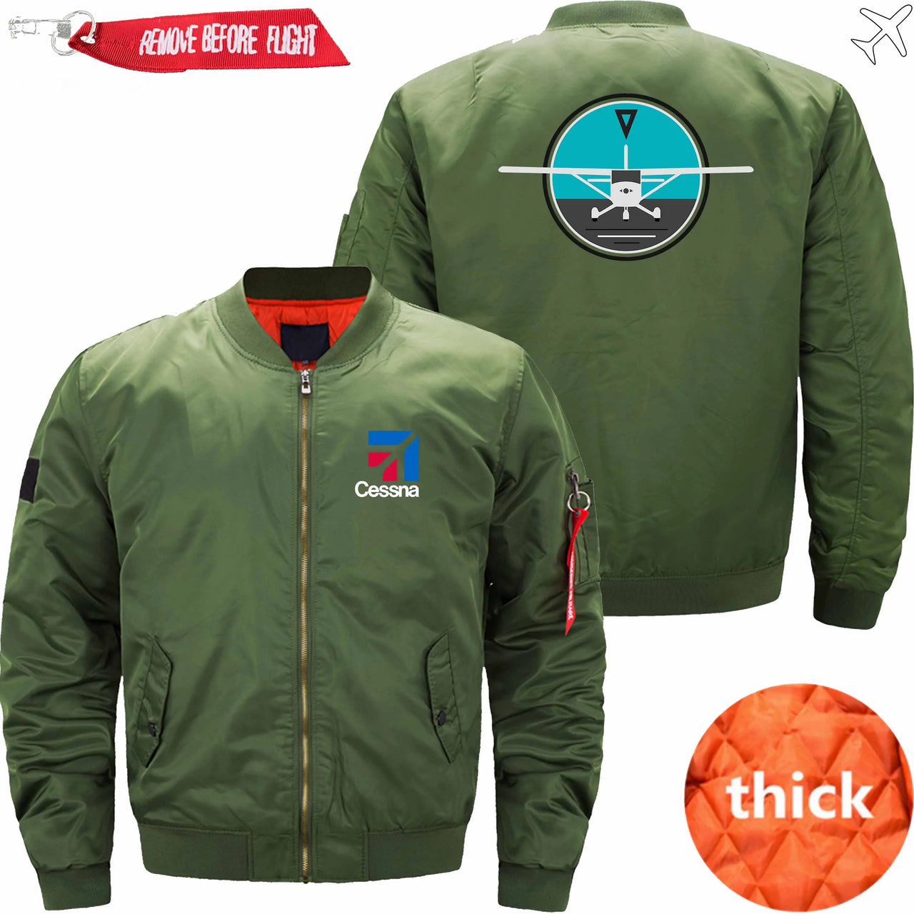 CESSNA ATTITUDE INDICATOR - JACKET THE AV8R