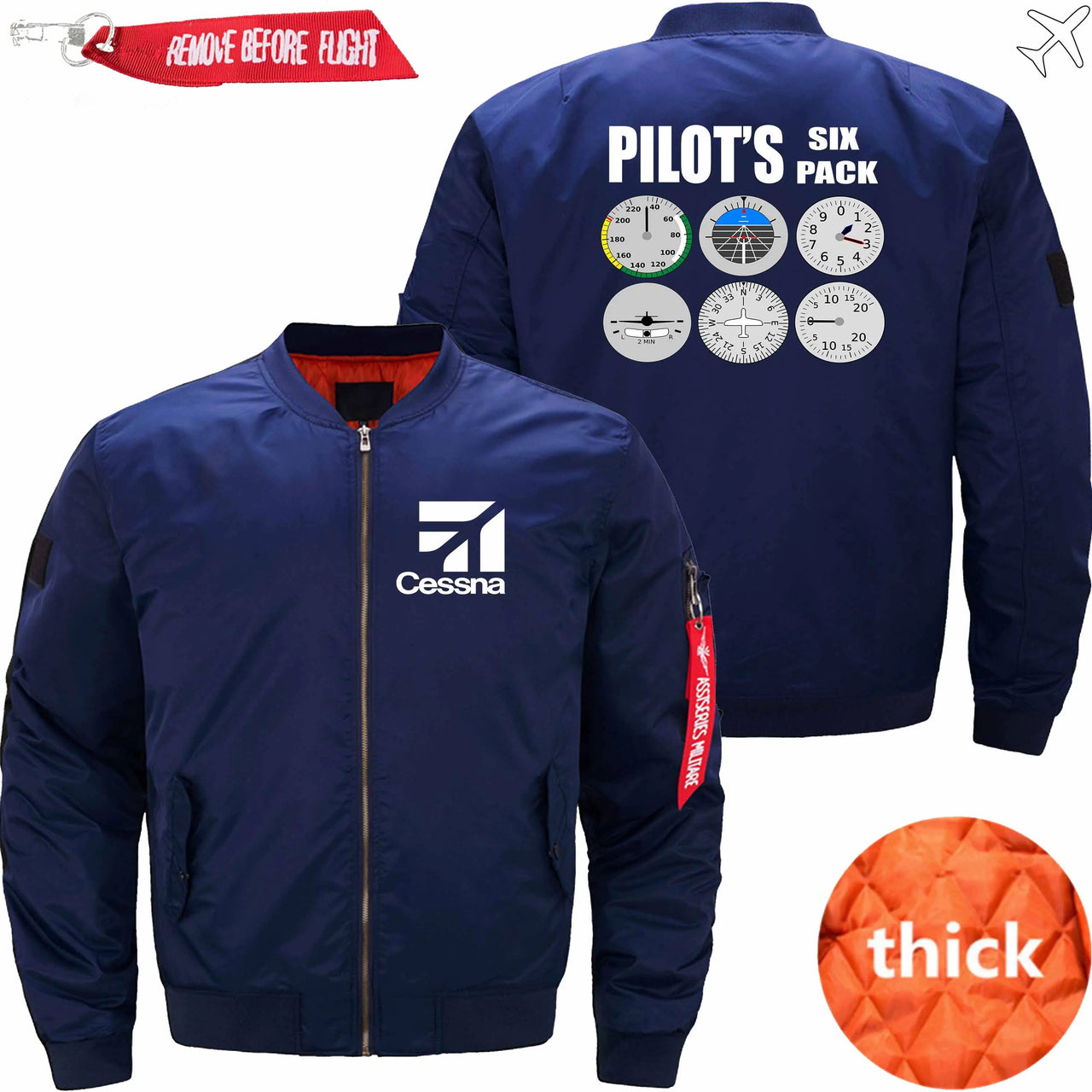 CESSNA PILOT'S SIX-PACK - JACKET THE AV8R