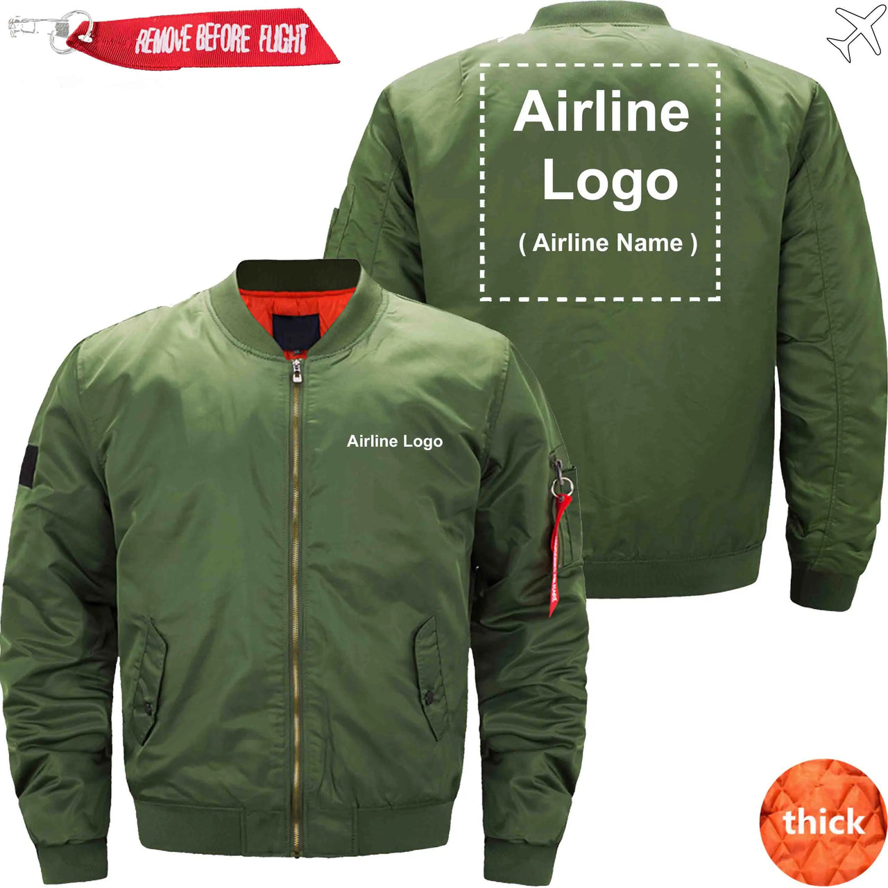 CUSTOM AIRLINE LOGO - JACKET THE AV8R