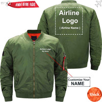 Thumbnail for CUSTOM NAME & AIRLINE LOGO - JACKET THE AV8R