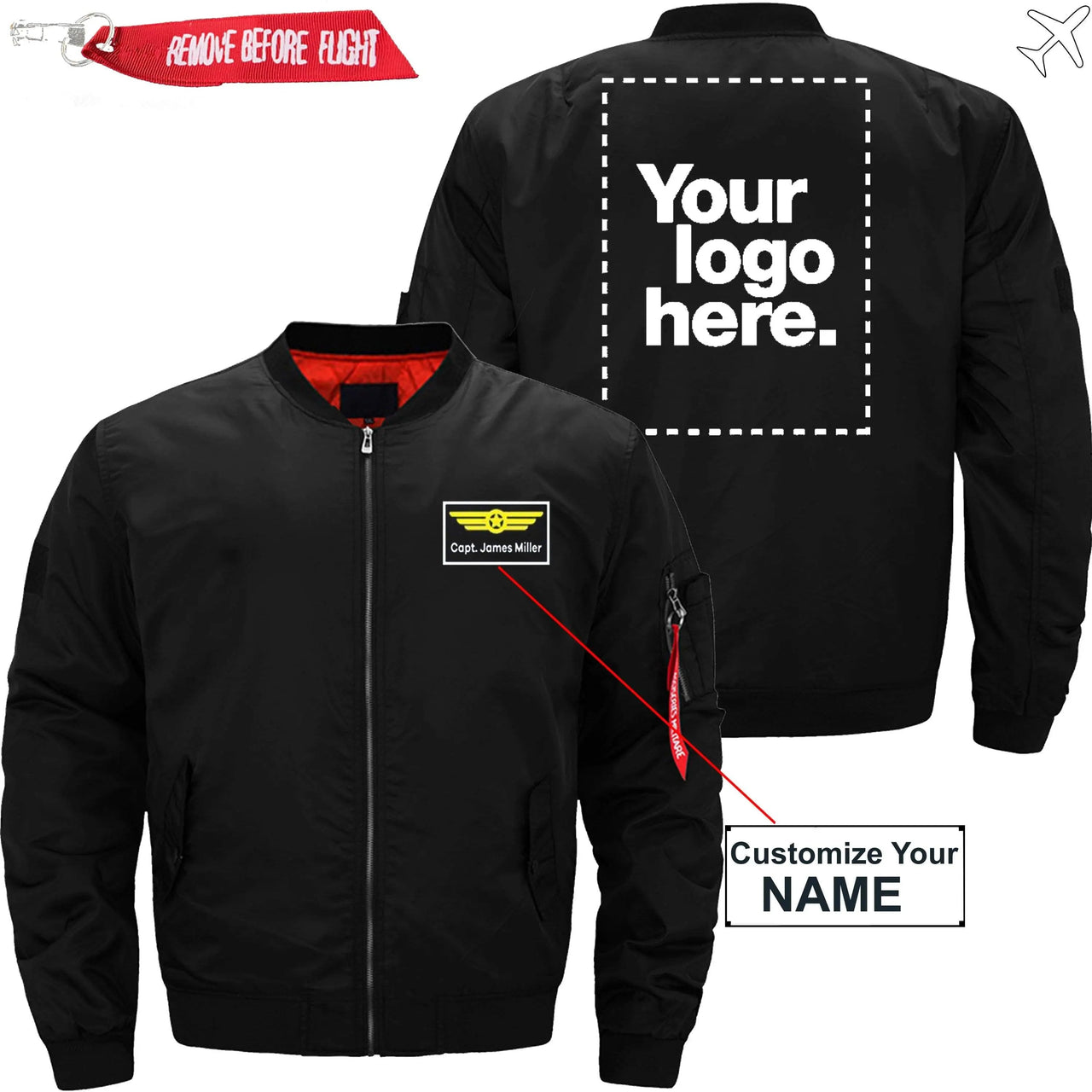 CUSTOM NAME & LOGO DESIGNED - JACKET THE AV8R