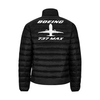 Thumbnail for BOEING 737 Men's Stand Collar Padded Jacket e-joyer