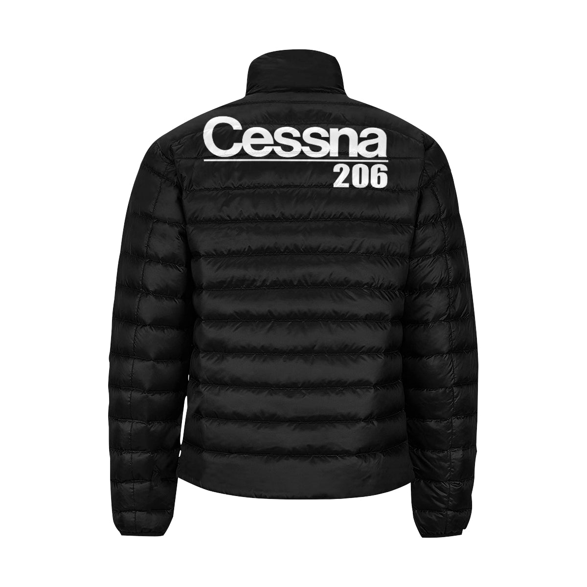 CESSNA 206 Men's Stand Collar Padded Jacket e-joyer