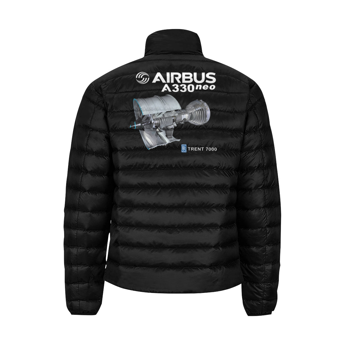 Airbus A330 Men's Stand Collar Padded Jacket e-joyer