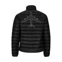 Thumbnail for Airbus A380 Men's Stand Collar Padded Jacket e-joyer