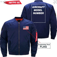 Thumbnail for FLAG WITH AIRCRAFT MODEL NUMBER - JACKET THE AV8R