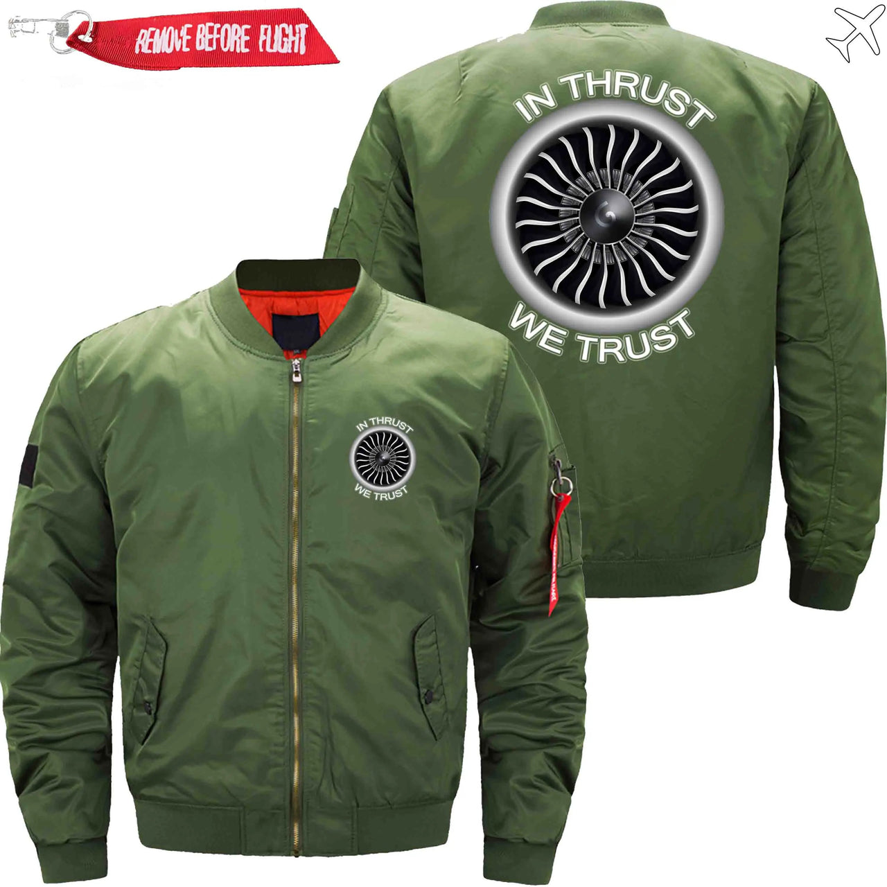 IN THRUST WE TRUST - JACKET THE AV8R