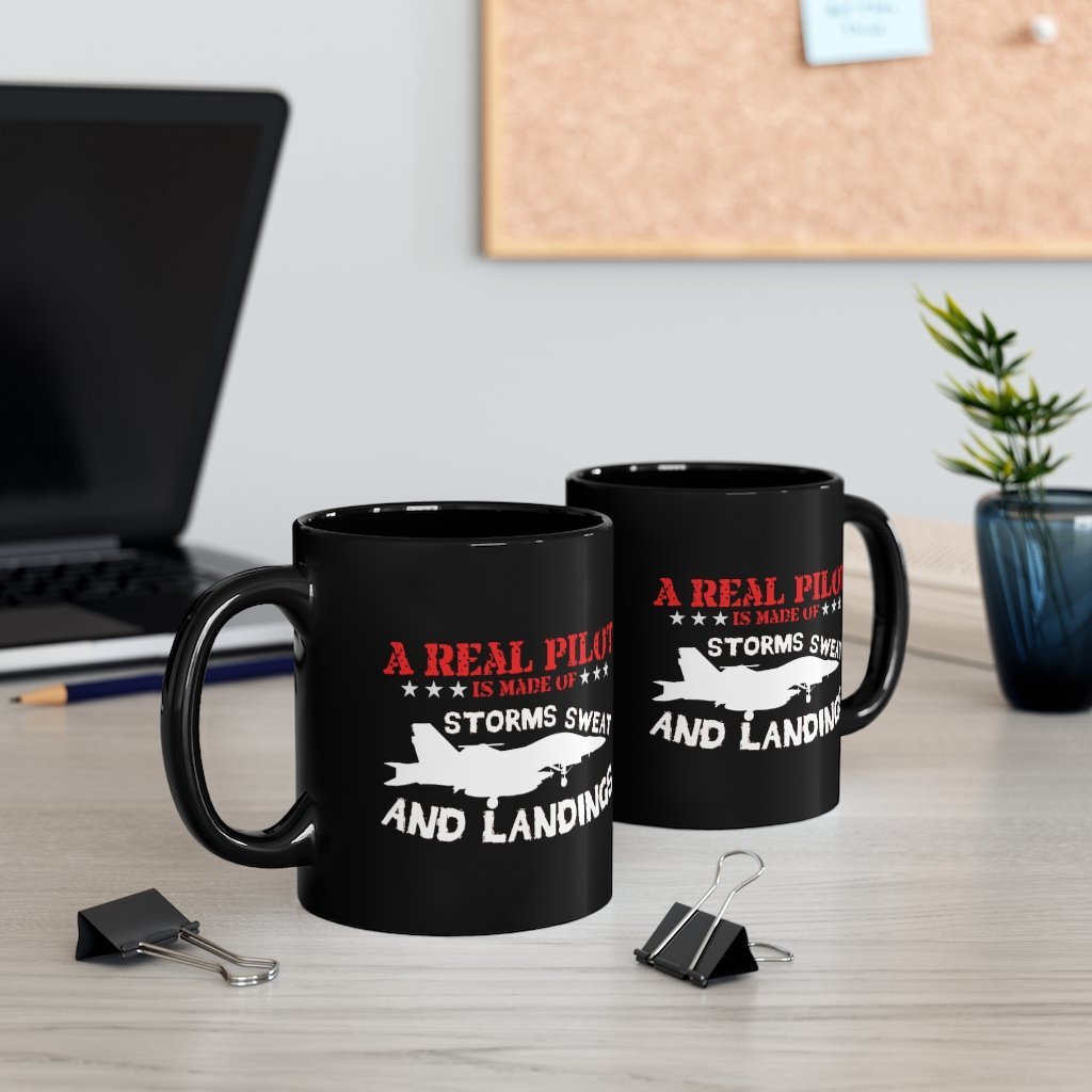 A REAL PILOT AND LANDINGS MUG - PILOTSX