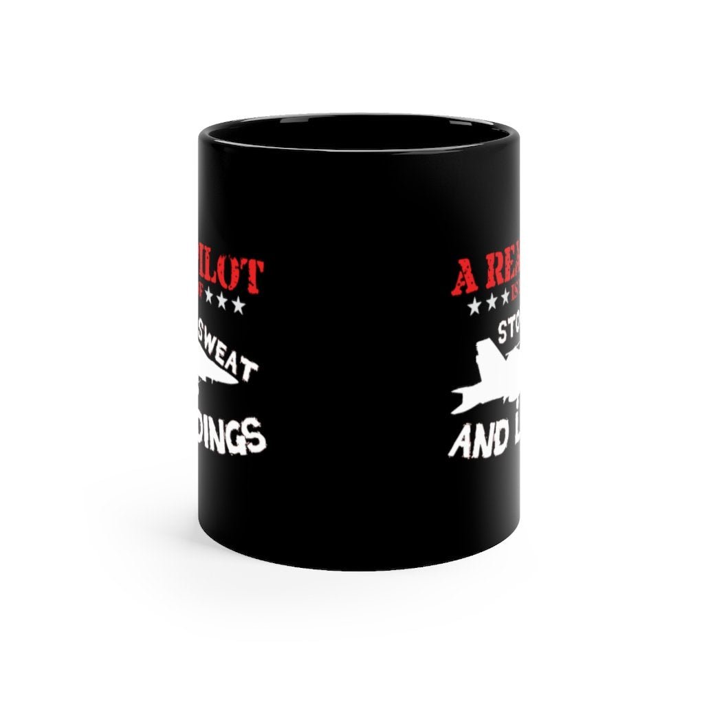 A REAL PILOT AND LANDINGS MUG - PILOTSX