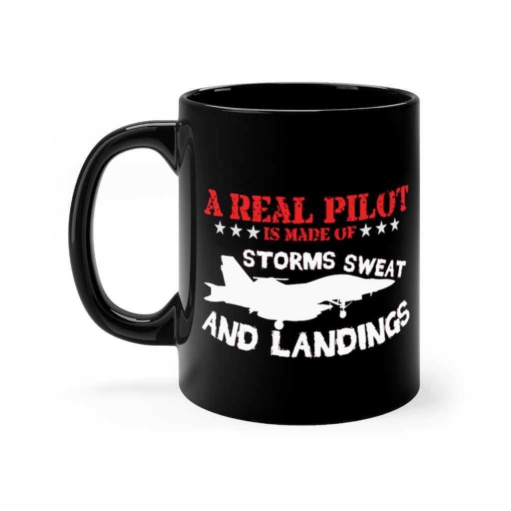 A REAL PILOT AND LANDINGS MUG - PILOTSX