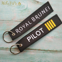 Thumbnail for A ROYAL BRUNEI B PILOT EMBROIDERY KEY CHAIN - PILOTSX