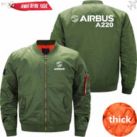 Thumbnail for A220 BOMBER FLIGHT AVIATOR JACKET - PILOTSX