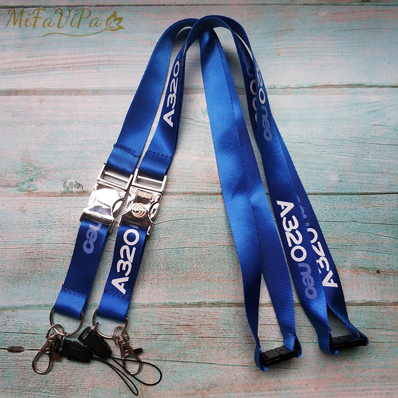 A320 NEO AIRBUS KEYCHAIN LANYARDS NECK STRAP - PILOTSX