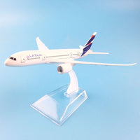 Thumbnail for A380 BOEING 777 LATAM ALLOY METAL MODEL AIRPLANE MODEL W STAND KIDS TOYS - PILOTSX