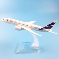 Thumbnail for A380 BOEING 777 LATAM ALLOY METAL MODEL AIRPLANE MODEL W STAND KIDS TOYS - PILOTSX